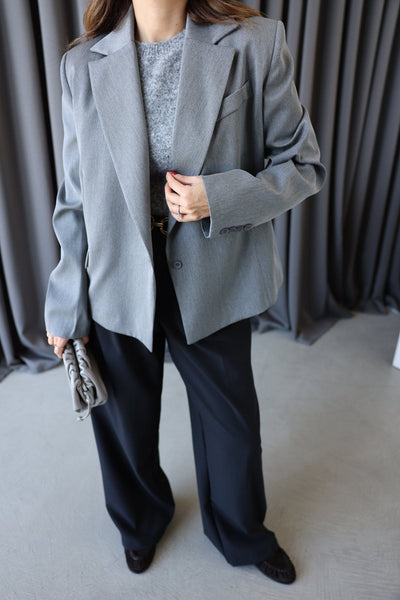 Kruvaze Yaka Blazer Ceket