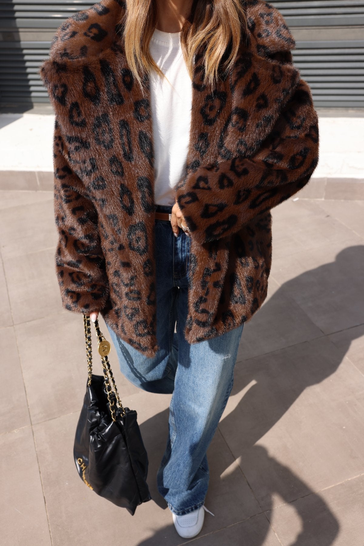 Leopar Desen Kürk